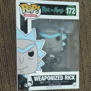 Funko Pop NWOT #172 Weaponized Rick - Rick & Morty